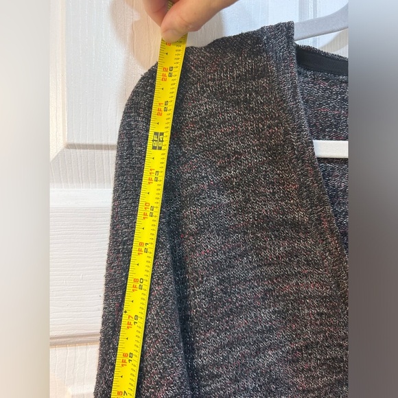 Free People TGIF Cardigan Sweater Size S Boho Hippie Oversized Marled High Low - Picture 8 of 9